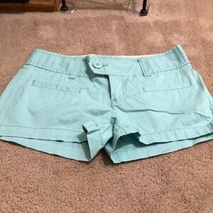 American Eagle Outfitters Light Teal Chino Shorts